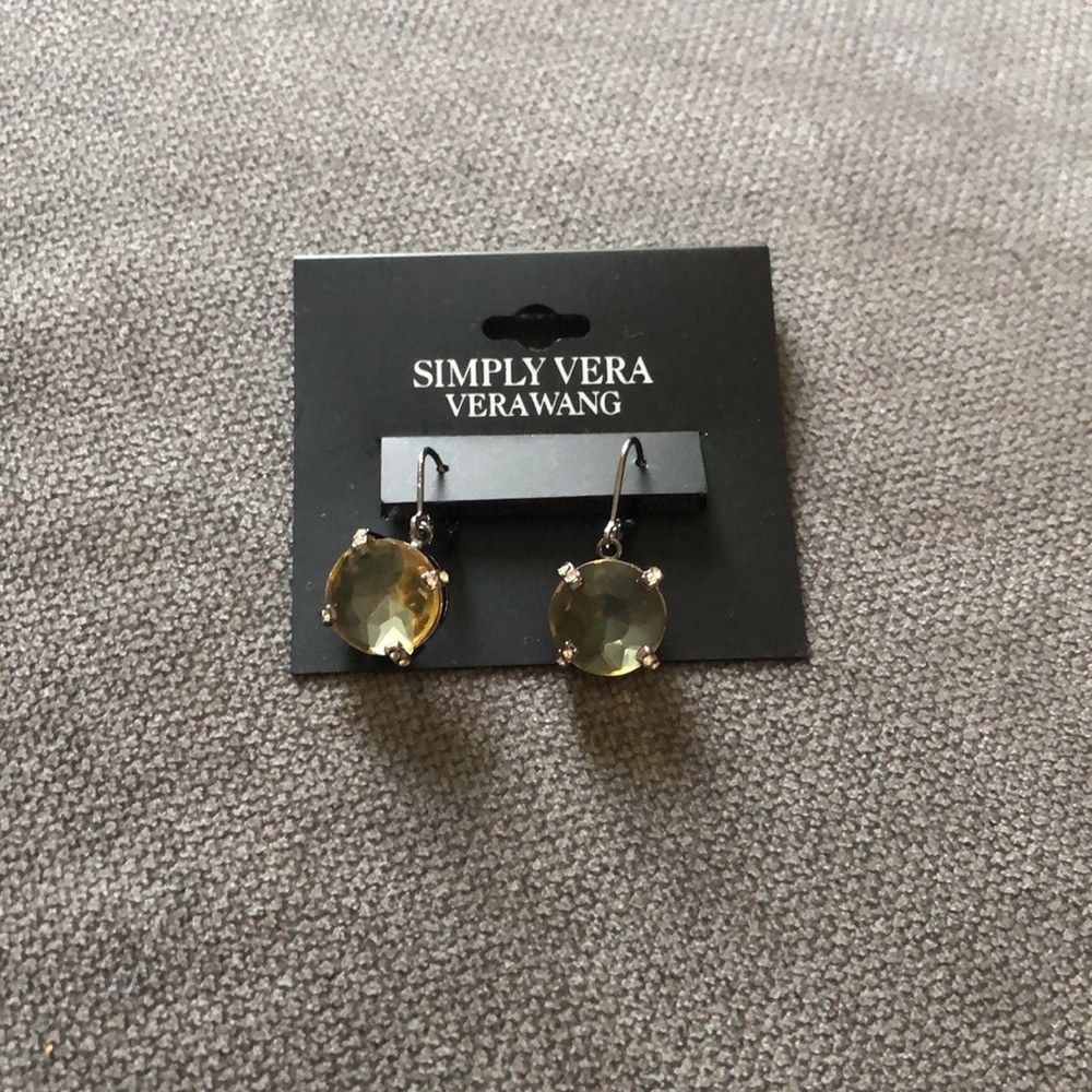 Vera Wang earrings.